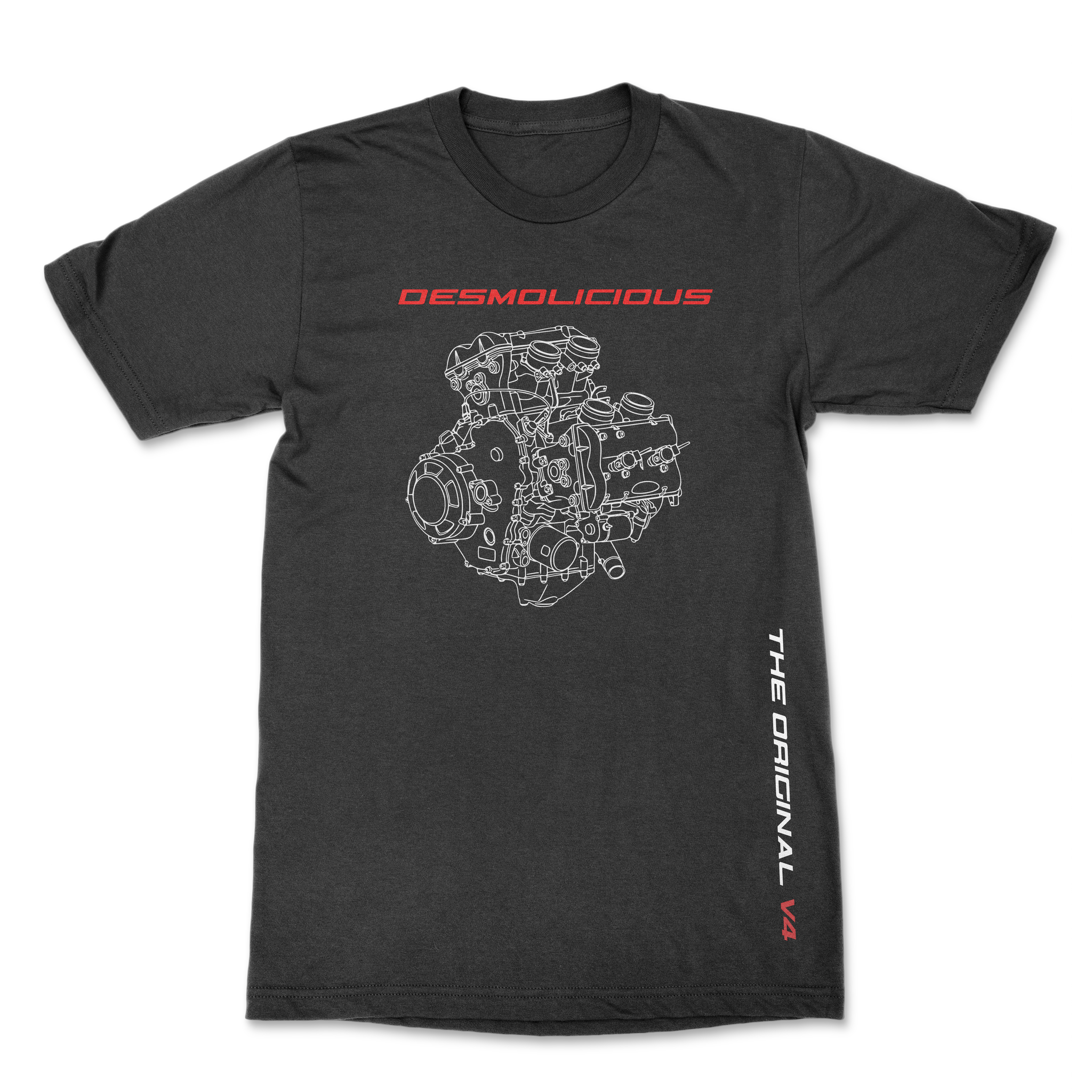 BellissiMoto "DESMOLICIOUS" Desmosedici Engine T-Shirt BellissiMoto "DESMOLICIOUS" Desmosedici Engine T-Shirt
